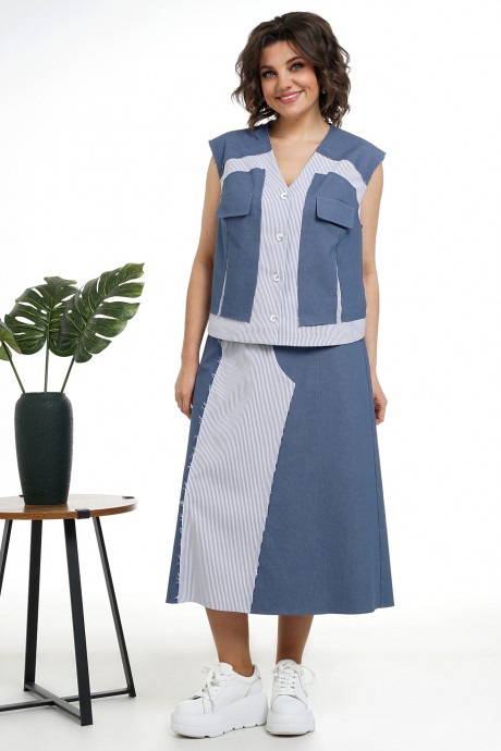 Костюм/комплект ALANI COLLECTION 2322 двойка джинс размер 52-56 #2
