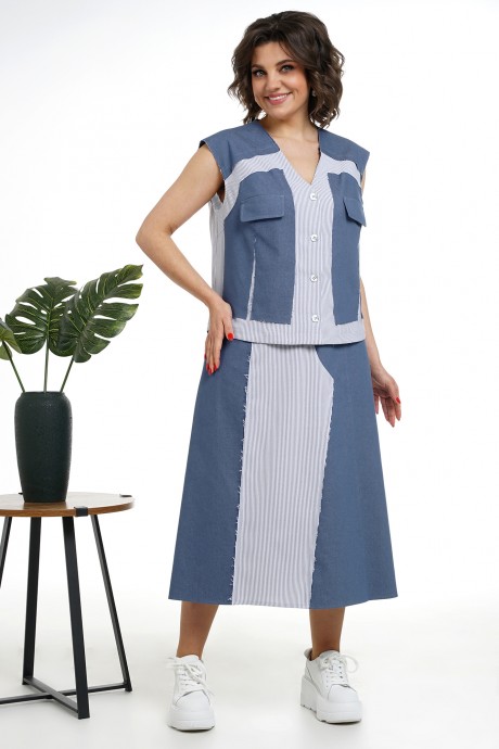 Костюм/комплект ALANI COLLECTION 2322 двойка джинс размер 52-56 #3