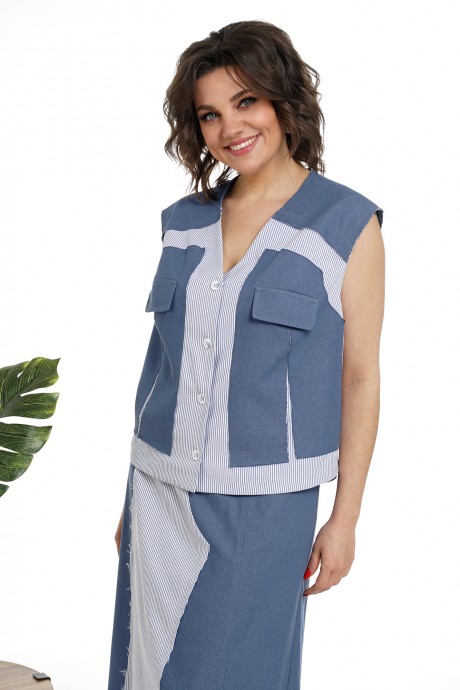 Костюм/комплект ALANI COLLECTION 2322 двойка джинс размер 52-56 #4