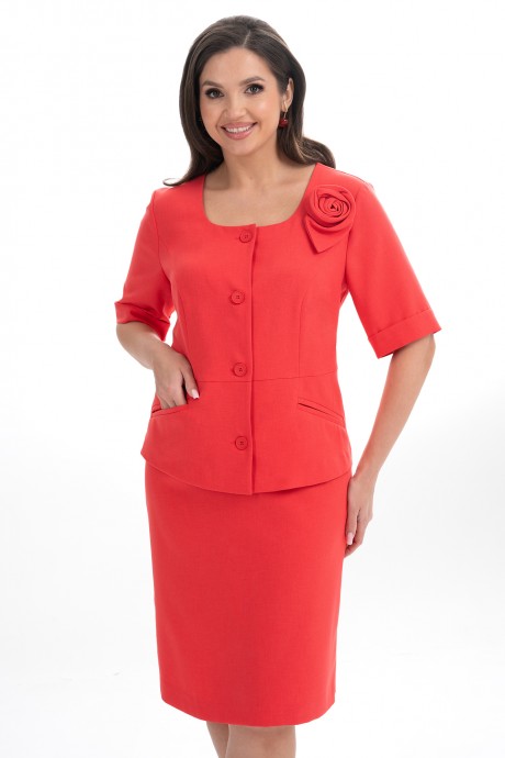 Костюм/комплект ALANI COLLECTION 2342 двойка коралл размер 52-58 #5