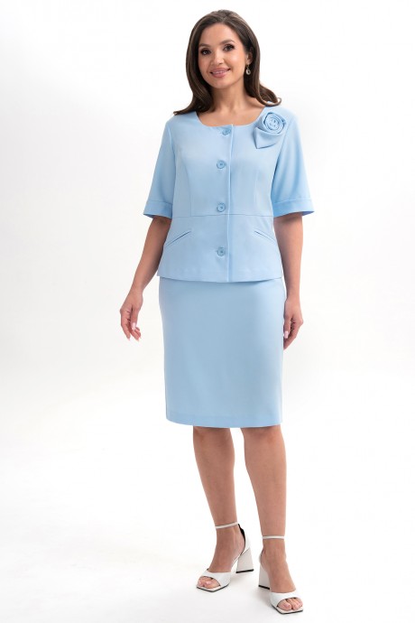 Костюм/комплект ALANI COLLECTION 2342 двойка голубой размер 52-58 #2
