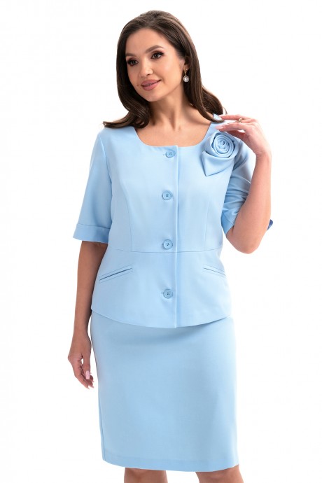 Костюм/комплект ALANI COLLECTION 2342 двойка голубой размер 52-58 #5