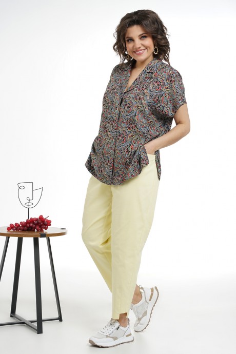 Костюм/комплект ALANI COLLECTION 2320 двойка жёлтый, мультиколор размер 52-56 #3