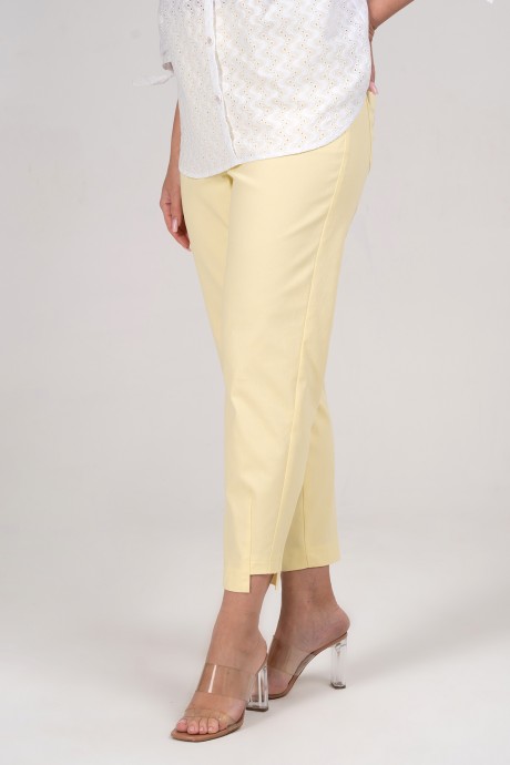 Костюм/комплект ALANI COLLECTION 2348 двойка жёлтый, белый размер 52-56 #7