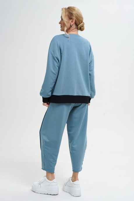 Спортивный костюм ALANI COLLECTION 2291 тройка голубой размер 52-60 #5