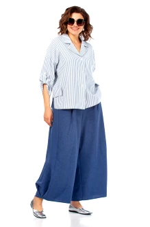 Брючный костюм ALANI COLLECTION 2347 двойка синий