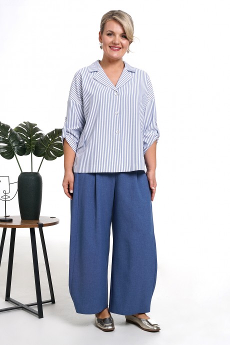 Костюм/комплект ALANI COLLECTION 2347 двойка синий размер 52-56 #1