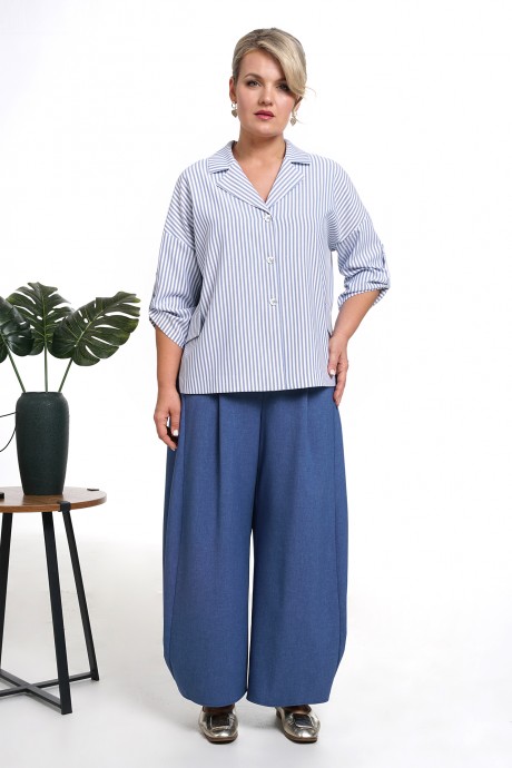 Костюм/комплект ALANI COLLECTION 2347 двойка синий размер 52-56 #3