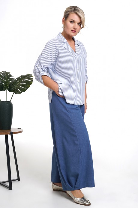 Костюм/комплект ALANI COLLECTION 2347 двойка синий размер 52-56 #4