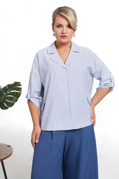 Костюм/комплект ALANI COLLECTION 2347 двойка синий размер 52-56 #6