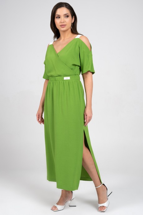 Платье ALANI COLLECTION 2356 салатовый размер 44-52 #2