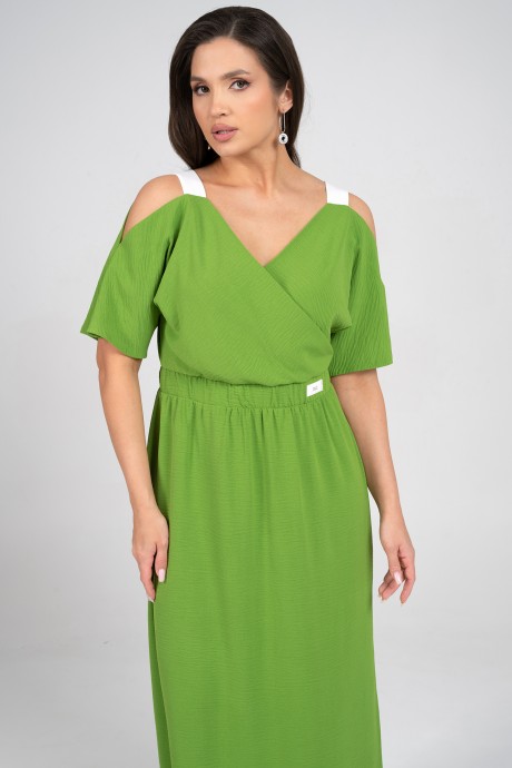 Платье ALANI COLLECTION 2356 салатовый размер 44-52 #7