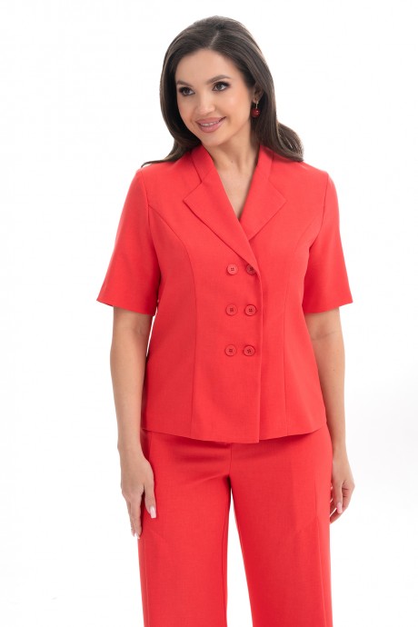 Костюм/комплект ALANI COLLECTION 2334 двойка коралл размер 48-56 #5