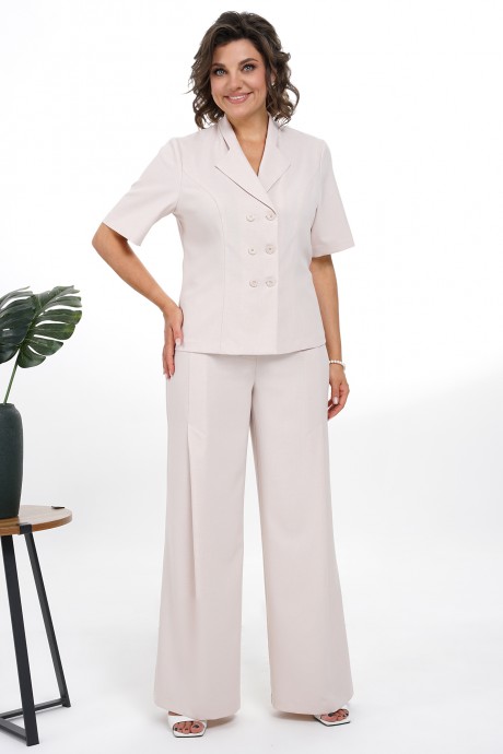 Костюм/комплект ALANI COLLECTION 2334 двойка пудра размер 48-56 #1