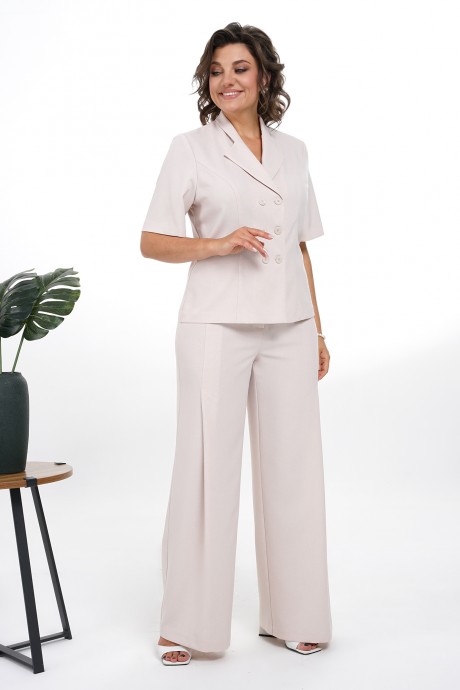 Костюм/комплект ALANI COLLECTION 2334 двойка пудра размер 48-56 #2