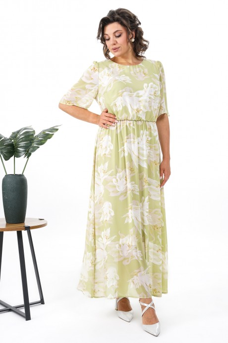 Платье ALANI COLLECTION 2369 жёлтый размер 52-58 #6