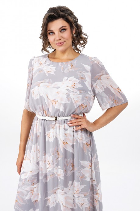 Платье ALANI COLLECTION 2369 серый размер 52-58 #4