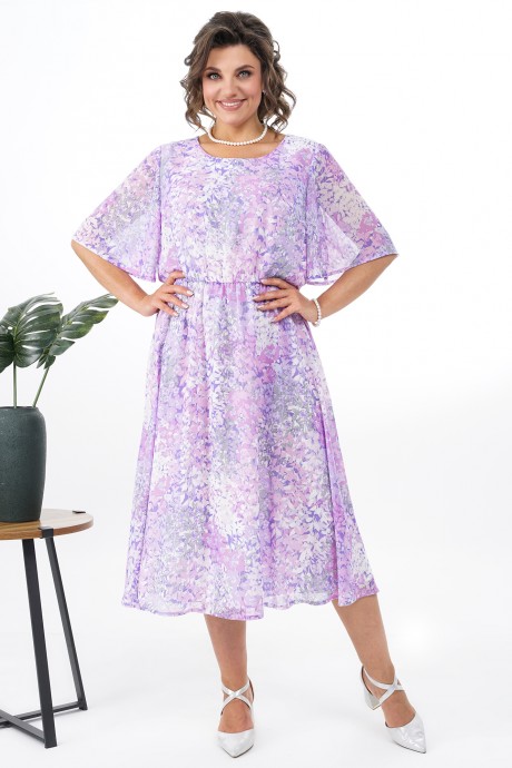 Платье ALANI COLLECTION 2372 сирень размер 52-58 #3