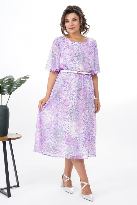 Платье ALANI COLLECTION 2372 сирень размер 52-58 #4