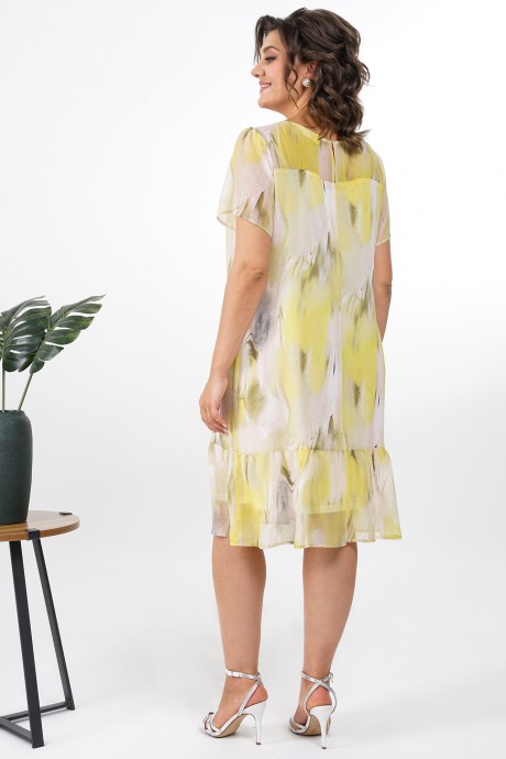 Платье ALANI COLLECTION 2377 жёлтый размер 52-58 #6