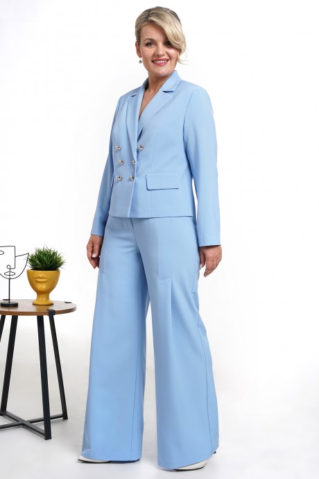 Костюм/комплект ALANI COLLECTION 2042 голубой размер 42-50 #4