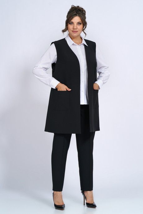 Костюм/комплект ALANI COLLECTION 2149 тройка .1 черно-белый размер 46-50 #2