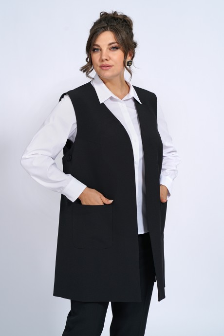 Костюм/комплект ALANI COLLECTION 2149 тройка .1 черно-белый размер 46-50 #6