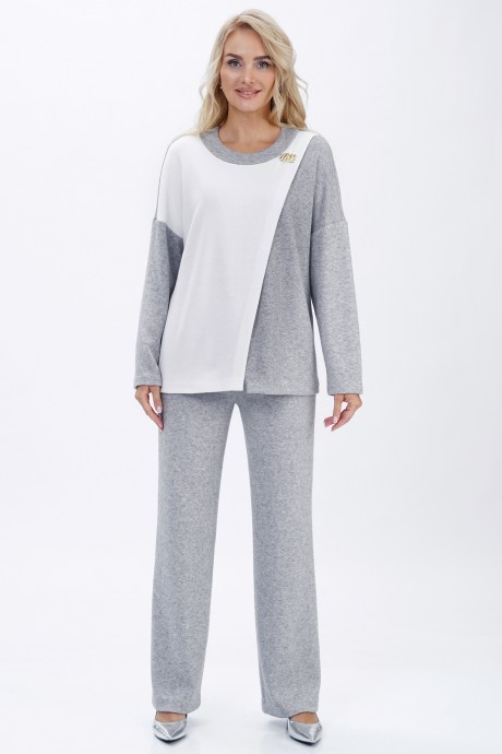Костюм/комплект ALANI COLLECTION 2447 двойка серый размер 46-52 #4