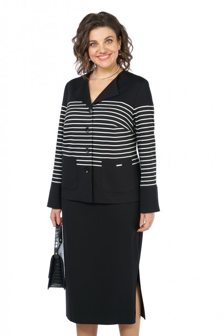 Костюм/комплект ALANI COLLECTION 2465 двойка черный размер 52-58 #6