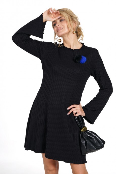 Платье ALANI COLLECTION 2471 черный размер 44-50 #6