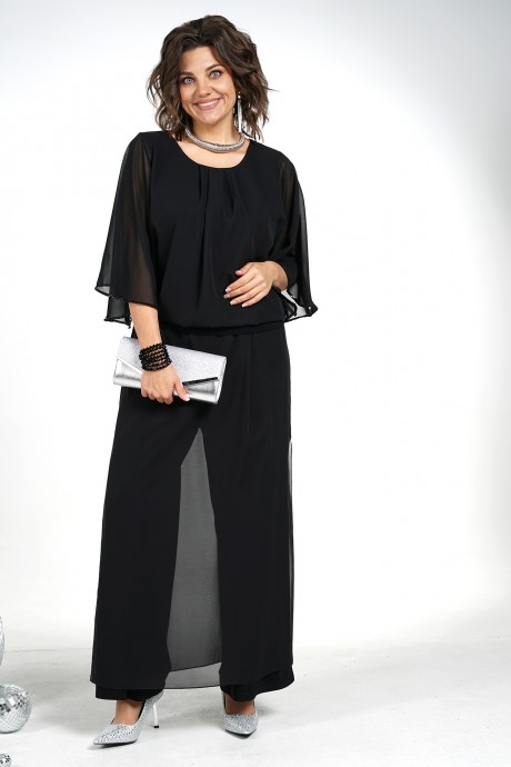Костюм/комплект ALANI COLLECTION 2473 двойка черный размер 48-56 #4