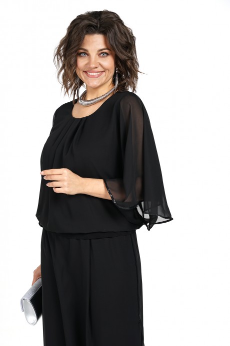Костюм/комплект ALANI COLLECTION 2473 двойка черный размер 48-56 #6