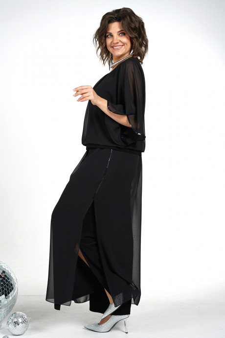 Костюм/комплект ALANI COLLECTION 2473 двойка черный размер 48-56 #7