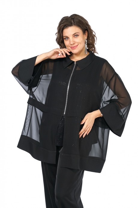 Костюм/комплект ALANI COLLECTION 2467 тройка черный размер 52-56 #4