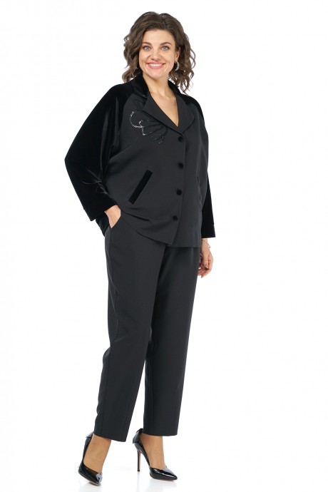 Костюм/комплект ALANI COLLECTION 2466 двойка черный размер 48-60 #1