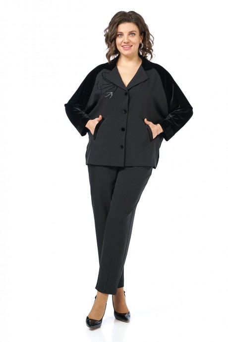 Костюм/комплект ALANI COLLECTION 2466 двойка черный размер 48-60 #2