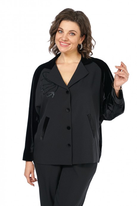 Костюм/комплект ALANI COLLECTION 2466 двойка черный размер 48-60 #7