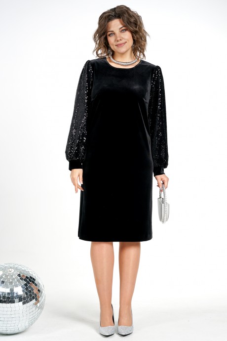 Вечернее платье ALANI COLLECTION 2475 черный размер 48-58 #5