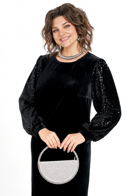 Вечернее платье ALANI COLLECTION 2475 черный размер 48-58 #6