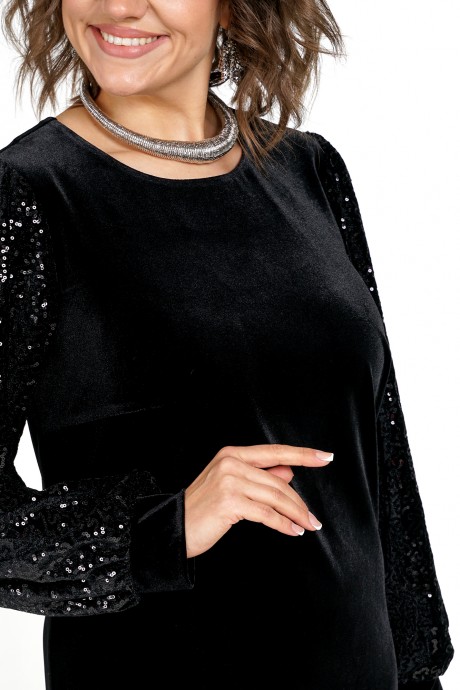 Вечернее платье ALANI COLLECTION 2475 черный размер 48-58 #8