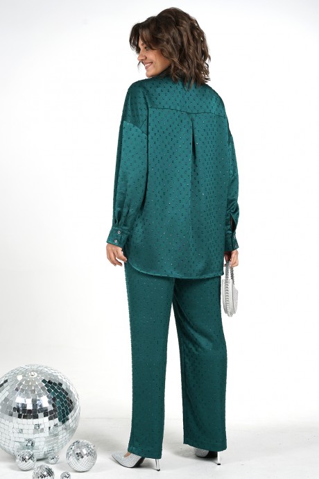 Костюм/комплект ALANI COLLECTION 2476 двойка изумруд размер 48-54 #8