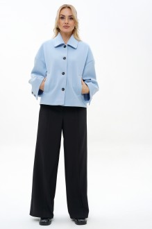 Брючный костюм ALANI COLLECTION 2487 голубой, черный