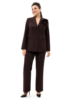 Брючный костюм ALANI COLLECTION 2143 двойка шоколад
