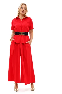 Брючный костюм ALANI COLLECTION 2494 двойка красный