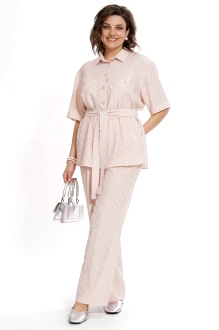 Брючный костюм ALANI COLLECTION 2527 двойка пудра