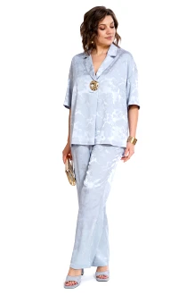 Брючный костюм ALANI COLLECTION 2523 двойка голубой