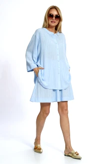 Костюм ALANI COLLECTION 2570 двойка голубой