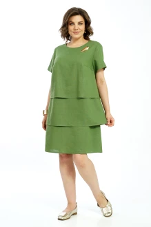 Платье ALANI COLLECTION 2591 зеленое