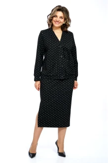 Юбочный костюм ALANI COLLECTION 2676 двойка черный