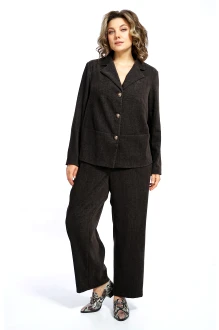 Брючный костюм ALANI COLLECTION 2682 двойка коричневый